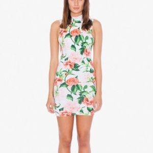 American Apparel Floral Sleeveless Bodycon Dress